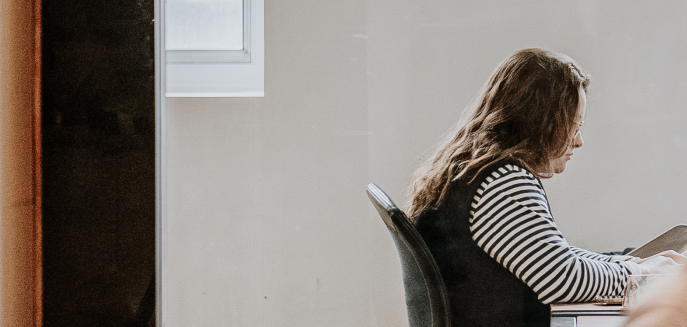 Photo Arianne travaille